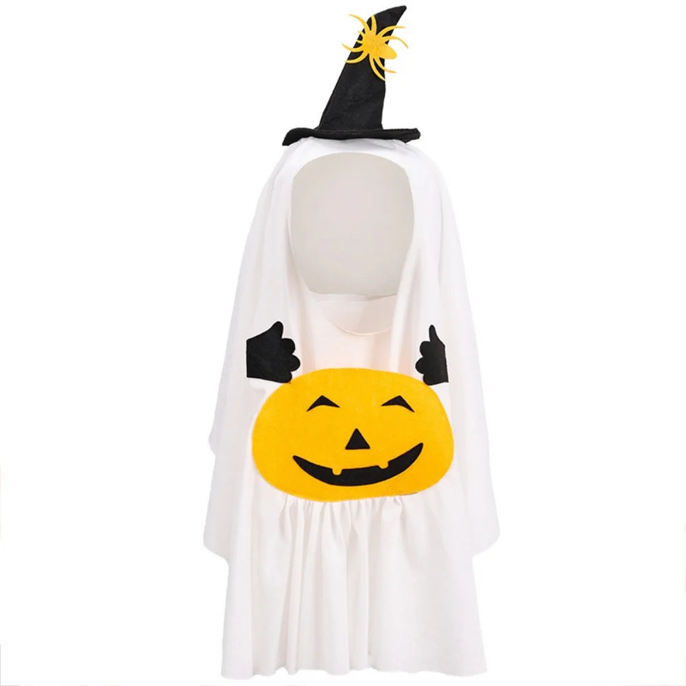 VelumiPets GhostPumpkin – Halloweenkostym för hund & katt