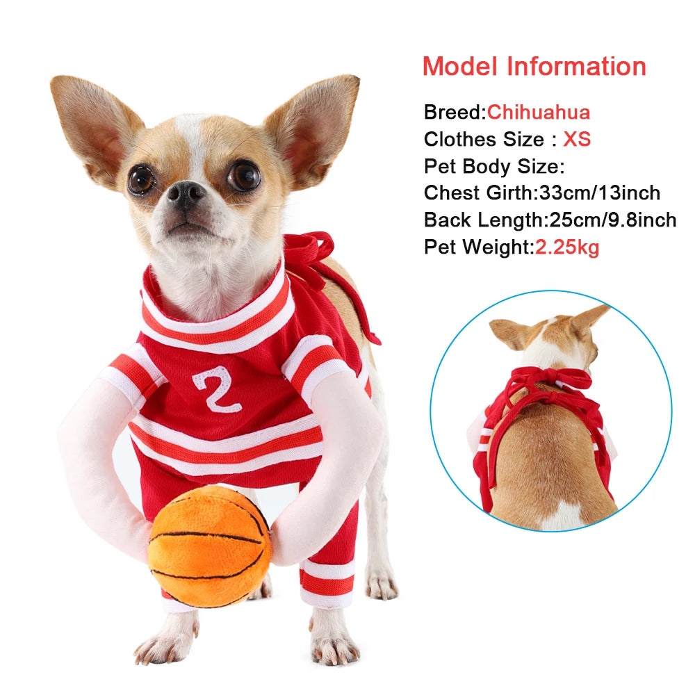 VelumiPets Hoops – Basketkostym för hund