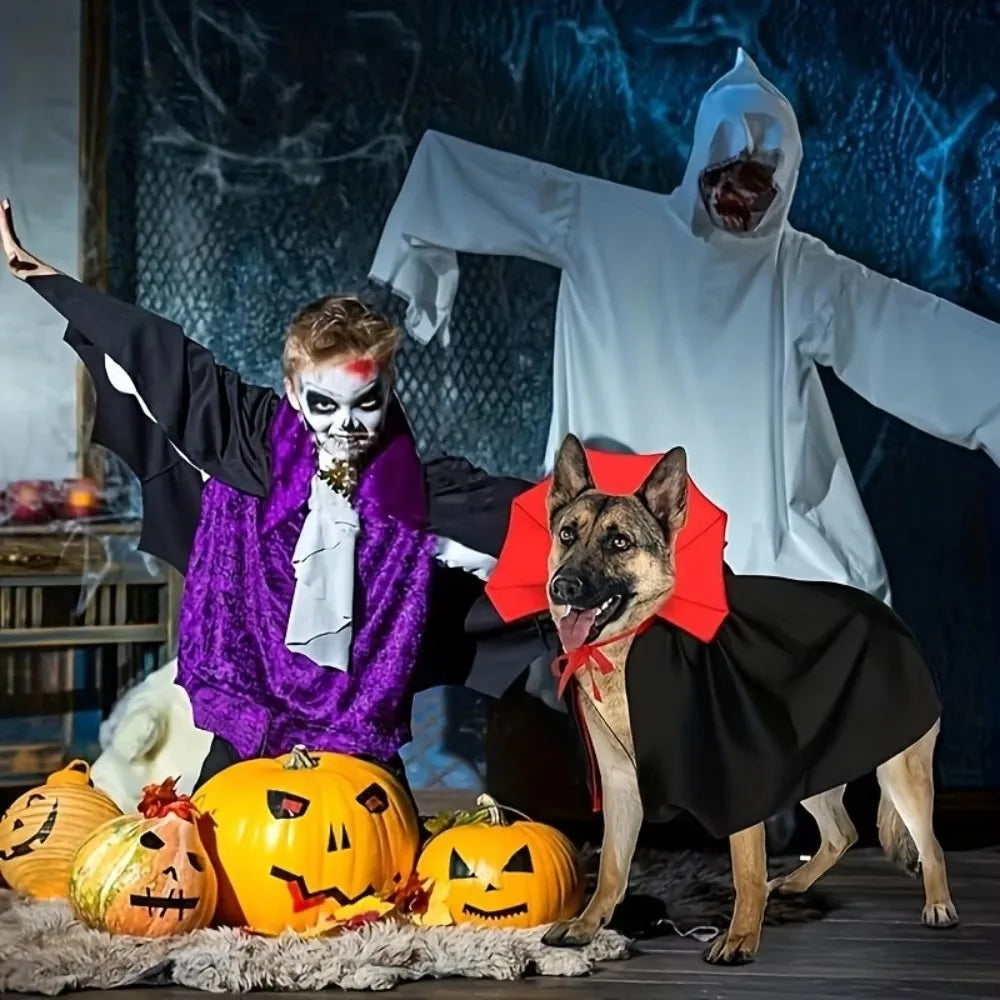 VelumiPets Vampire – Vampyrmantel för hund & katt
