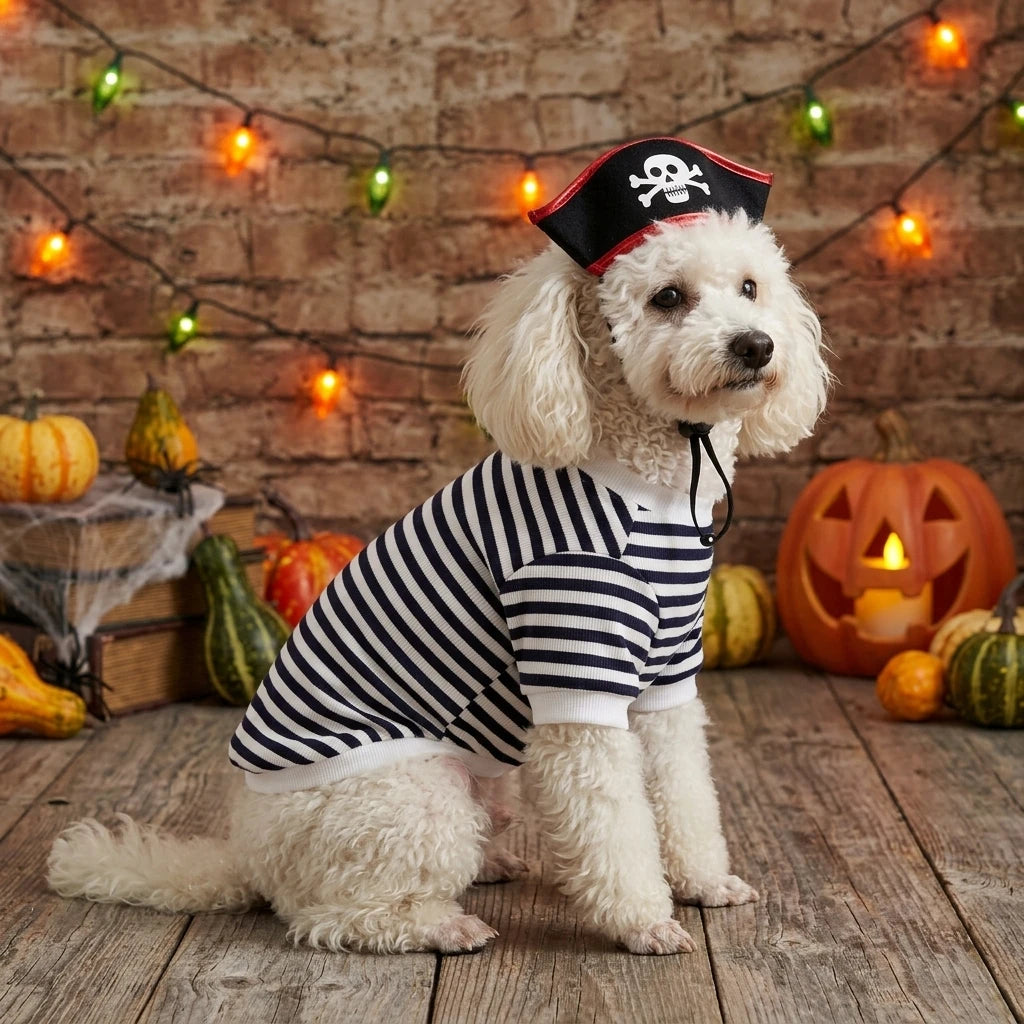 VelumiPets Pirate – Piratkostym för hund & katt