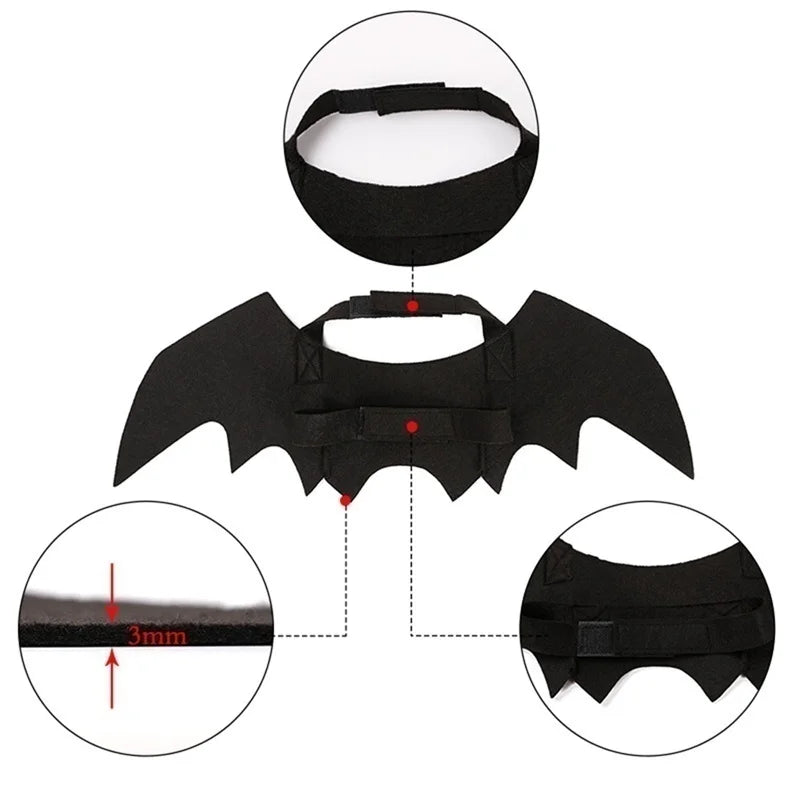 VelumiPets BatWings – Fladdermusvingar för hund & katt