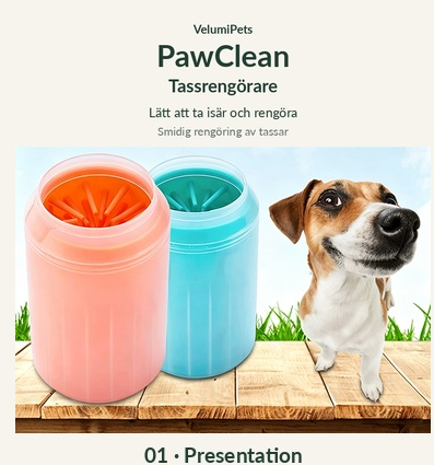 VelumiPets PawClean – Tassrengörare