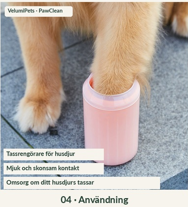 VelumiPets PawClean – Tassrengörare