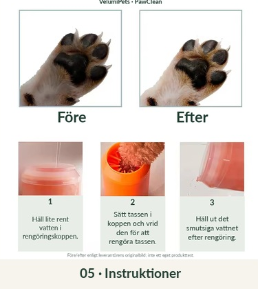 VelumiPets PawClean – Tassrengörare