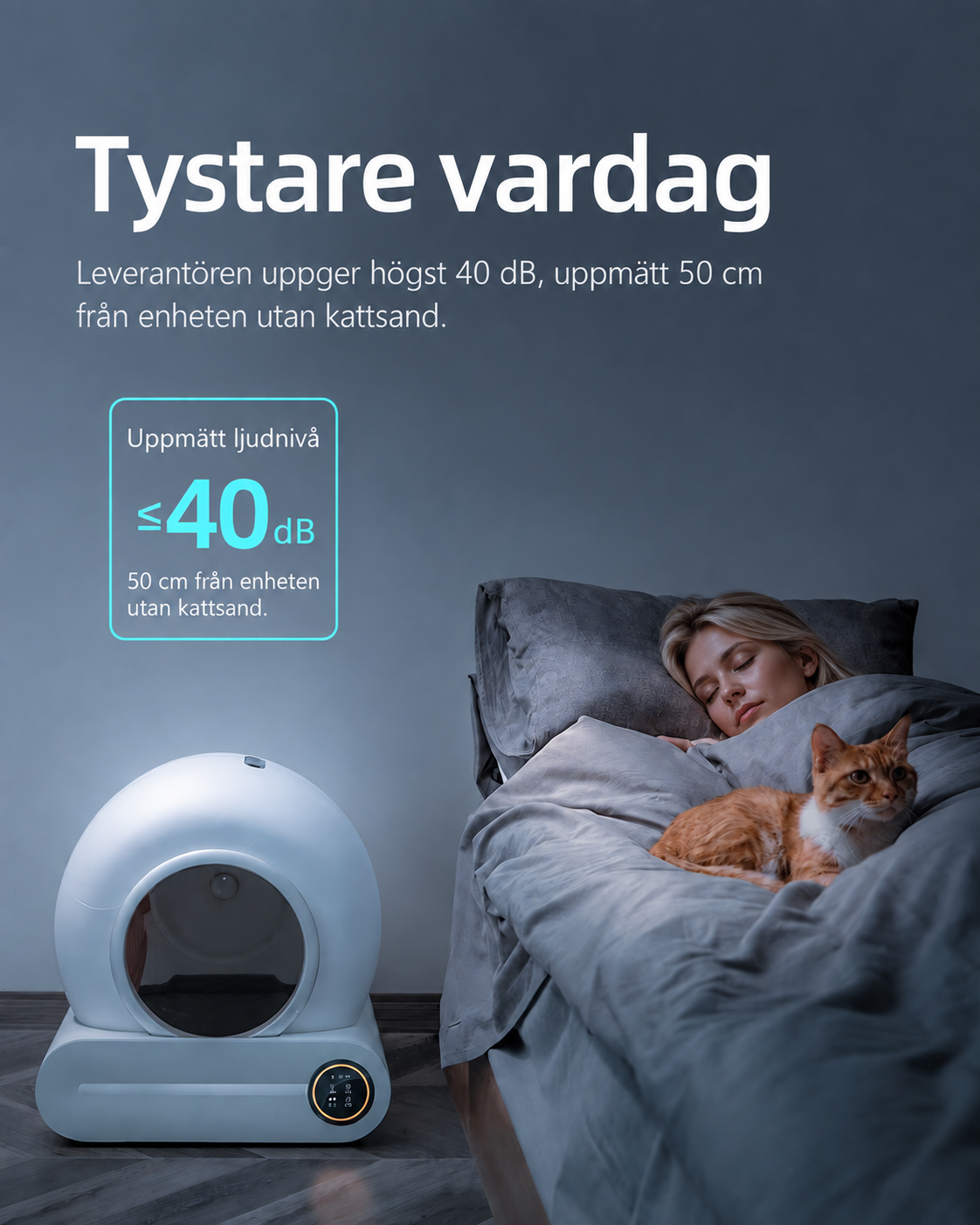 VelumiPets Nova – Automatisk kattlåda