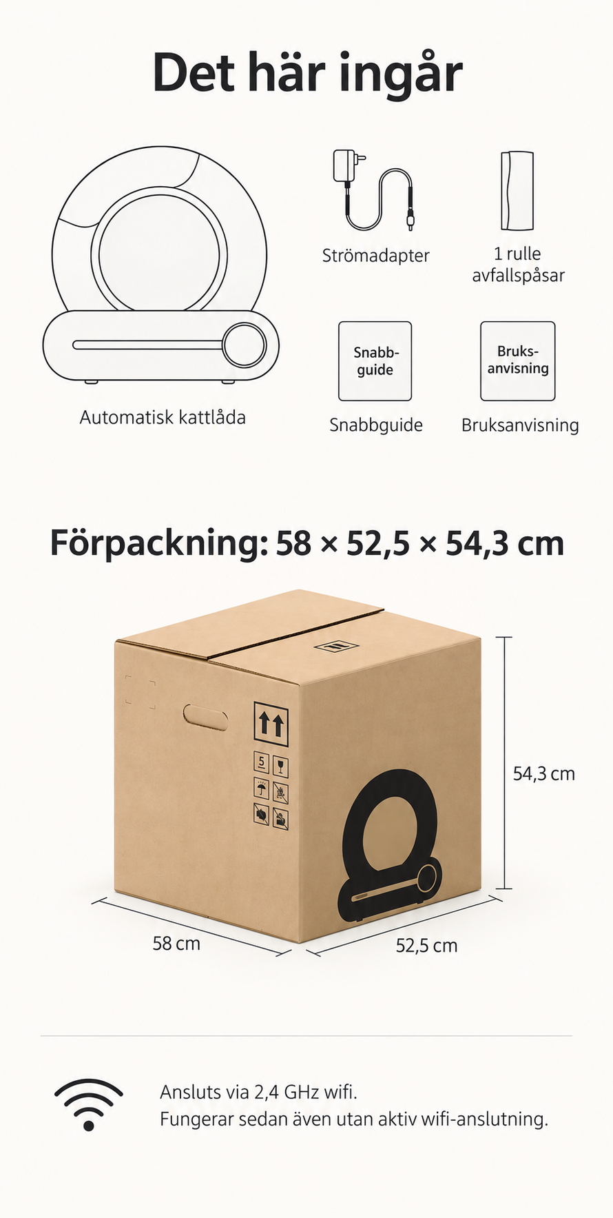 VelumiPets Nova – Automatisk kattlåda
